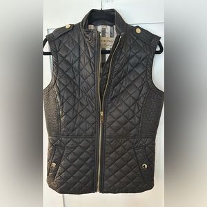 Burberry vest with gold detail and hardware  NWOT